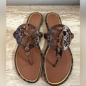 Tory Burch Miller Sandals - Pink Desert Roccia